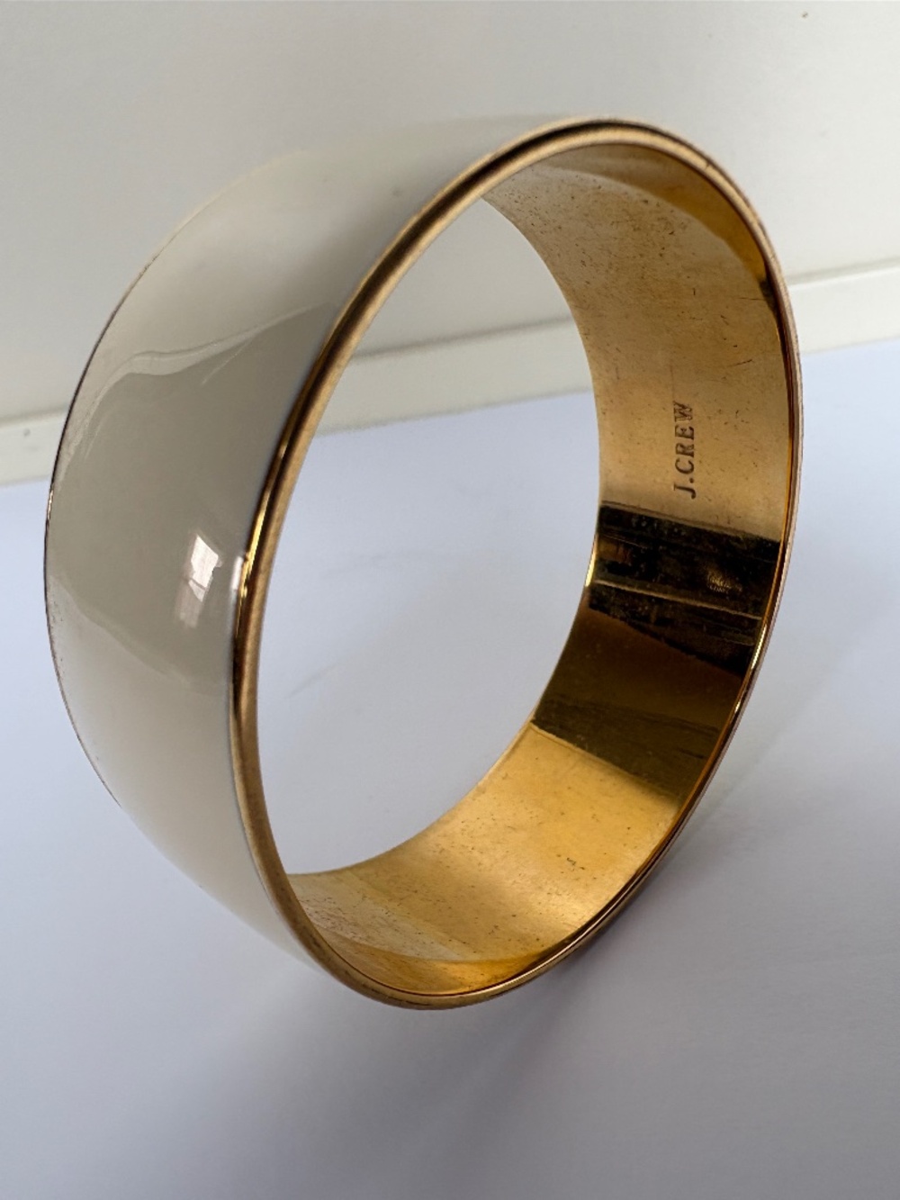J. Crew Wide Enamel Bangle Bracelet